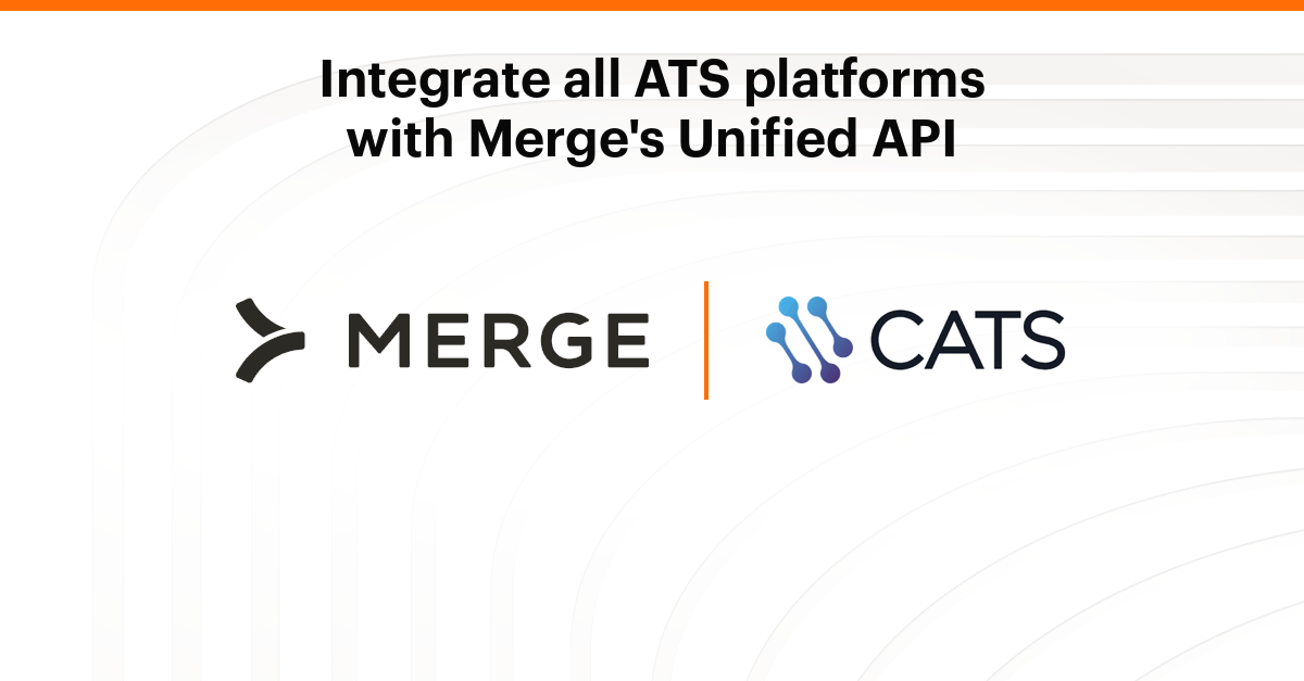 Integration Cat CATS API Integration - Build & Ship Faster with Merge