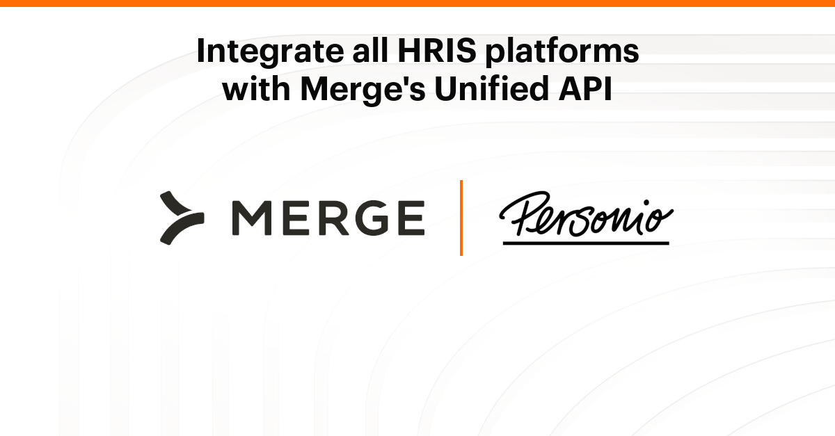 Personi Api Personio API Integration - Build & Ship Faster with Merge